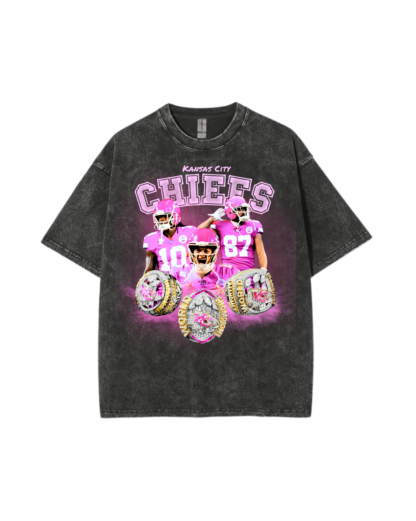 Pink KC Chiefs Tee