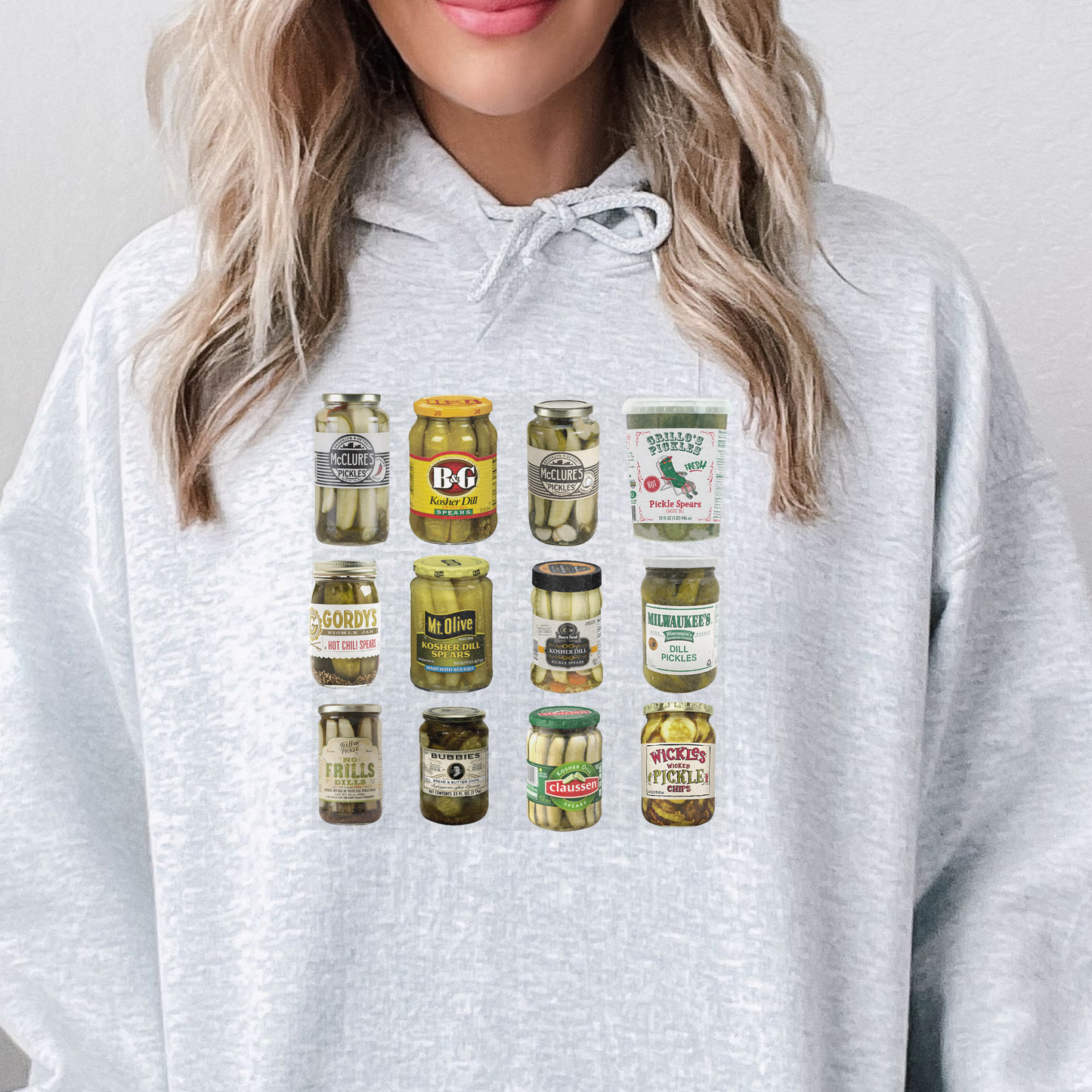 Vintage Canned Pickles Crew Sweatshirt