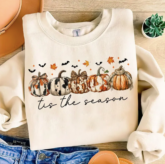 Cow Print Pumpkins Sweatshirt