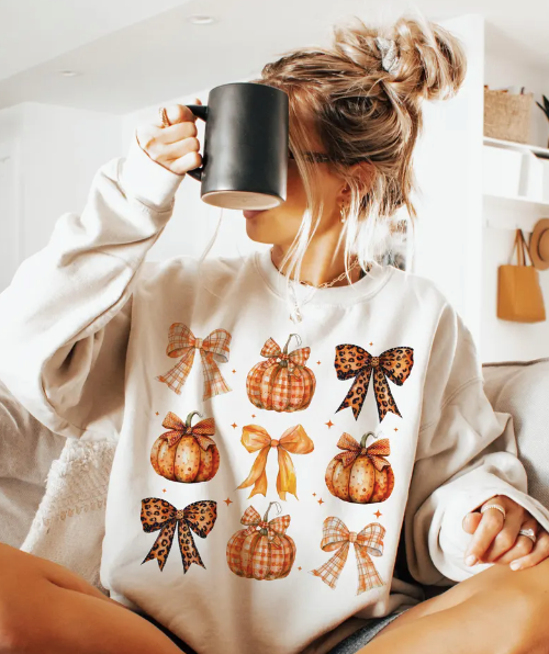 Pumpkin Bows Sweatshirt