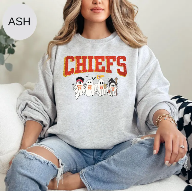 Halloween Themed Chiefs Sweatshirt